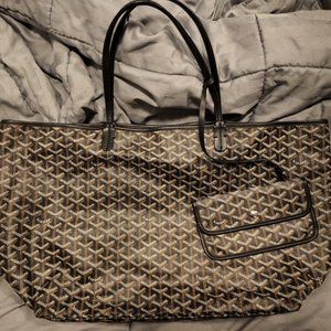 Goyard Saint Louis Tote Coated Canvas GM